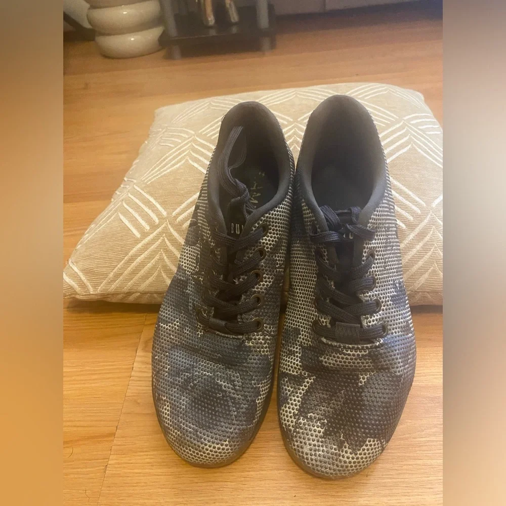 NOBULL UNISEX SNEAKERS Green CAMO SIZE Mens 6 OR Women’s 6.5 LACEUP Trainers - Picture 5 of 9